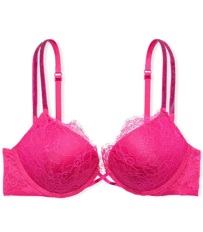 Victoria's Secret Women's Very Sexy Bombshell Adds-2-Cups Push Up Double Shine Strap Bra, Bras for Women (32A-38DDD)