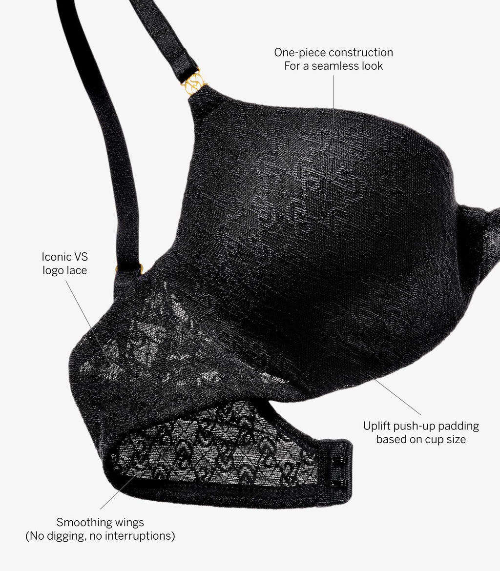 Victoria's Secret Women's Icon Push Up Bra, Bras for Women (32A-38DDD)