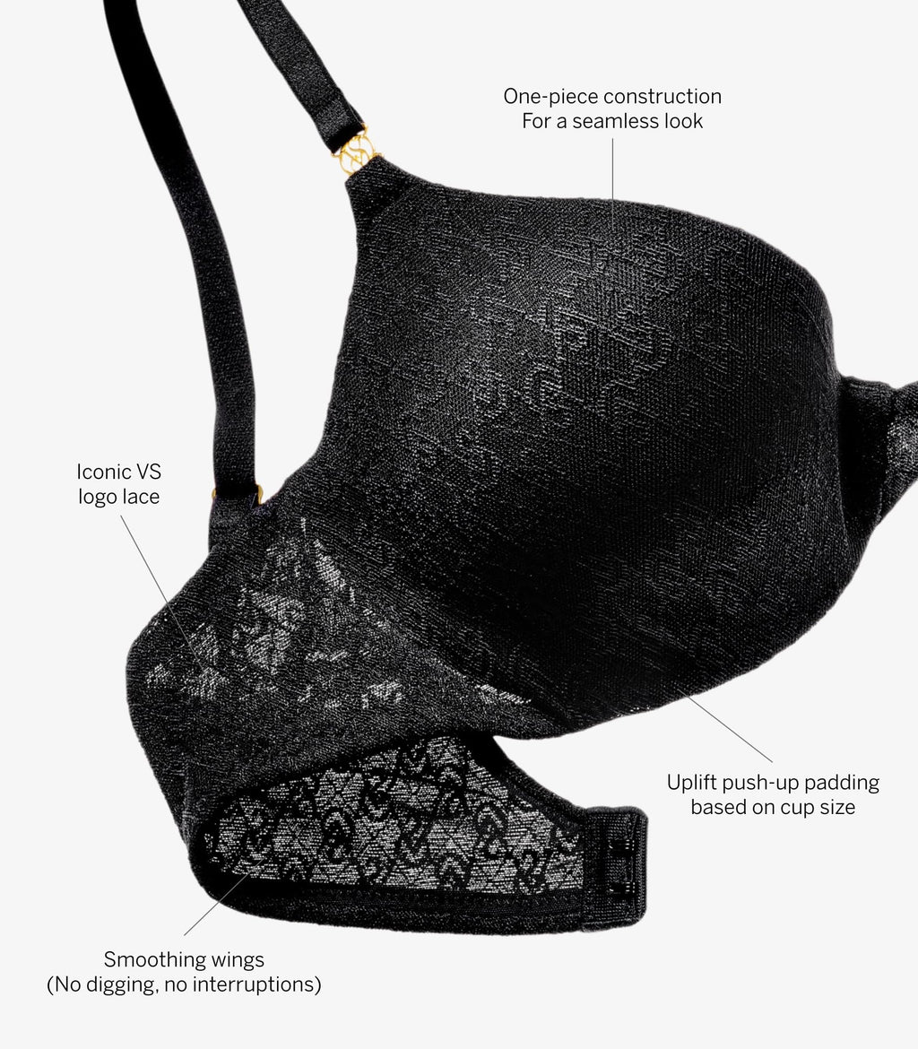Victoria's Secret Women's Icon Push Up Bra, Bras for Women (32A-38DDD)