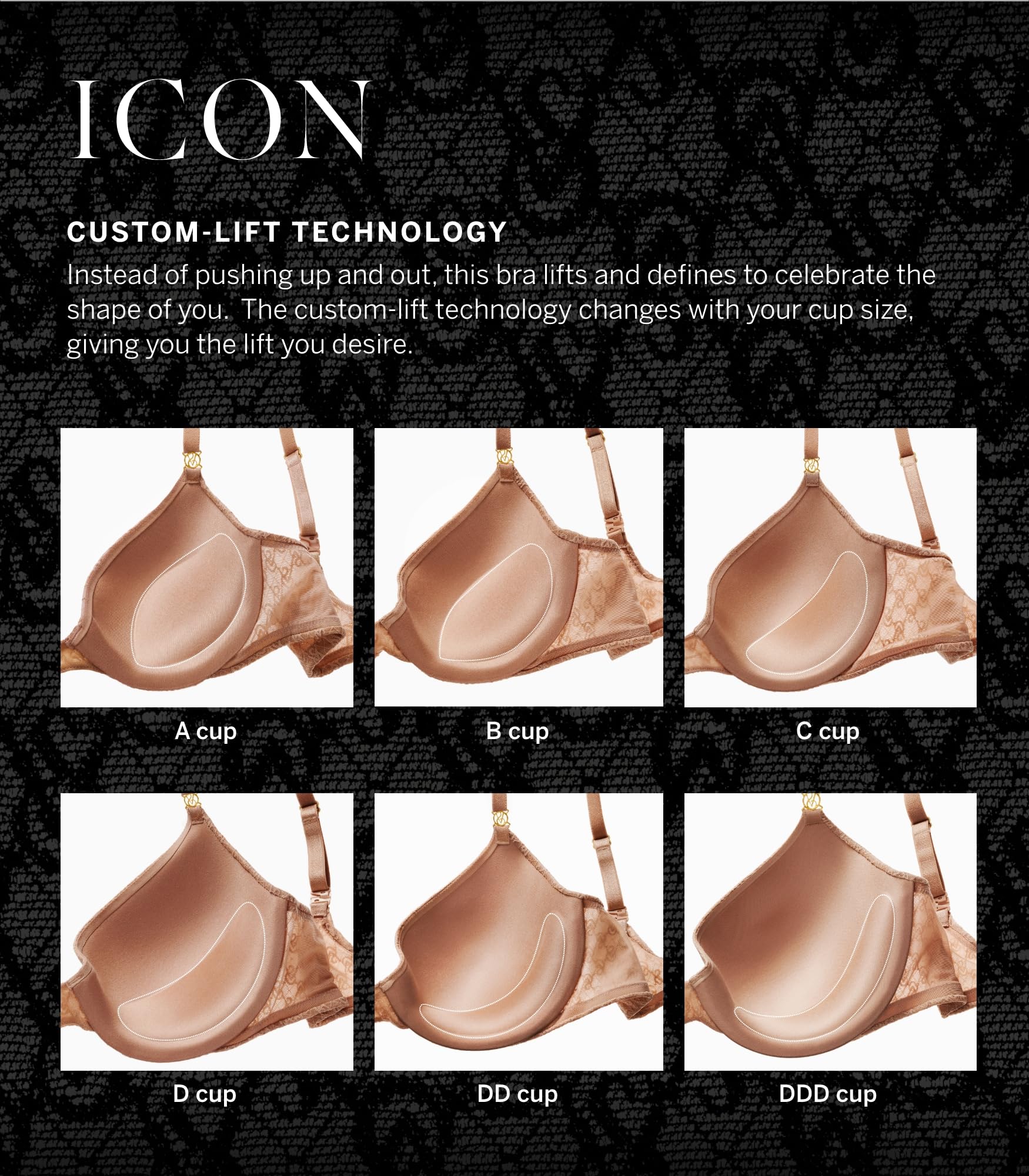 Victoria's Secret Women's Icon Push Up Bra, Bras for Women (32A-38DDD)