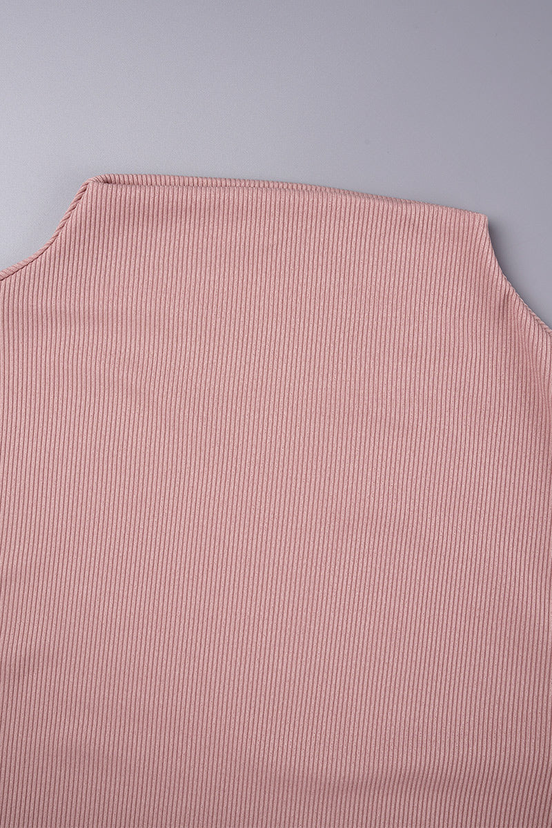 Workout Long Sleeve Crop Tops And Skinny Pants Two Pieces