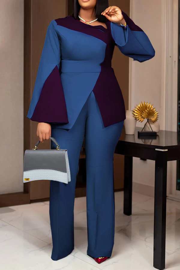 Casual Business Wear  Long Sleeve Two Pieces
