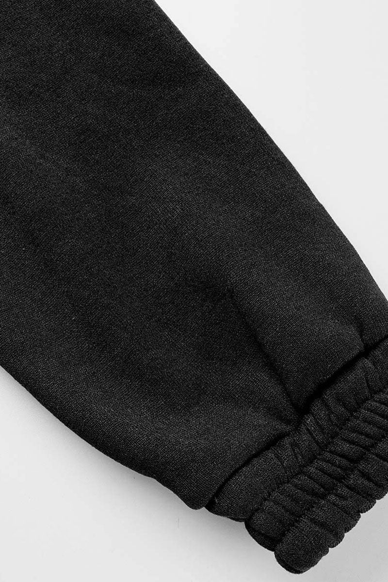 Casual Hooded Collar Long Sleeve Tank Tops Cover Up Hooded Collar Long Sleeve Crop Sweatshirt And Draw String Pocket Pants Three Pieces Sweatsuit Sets