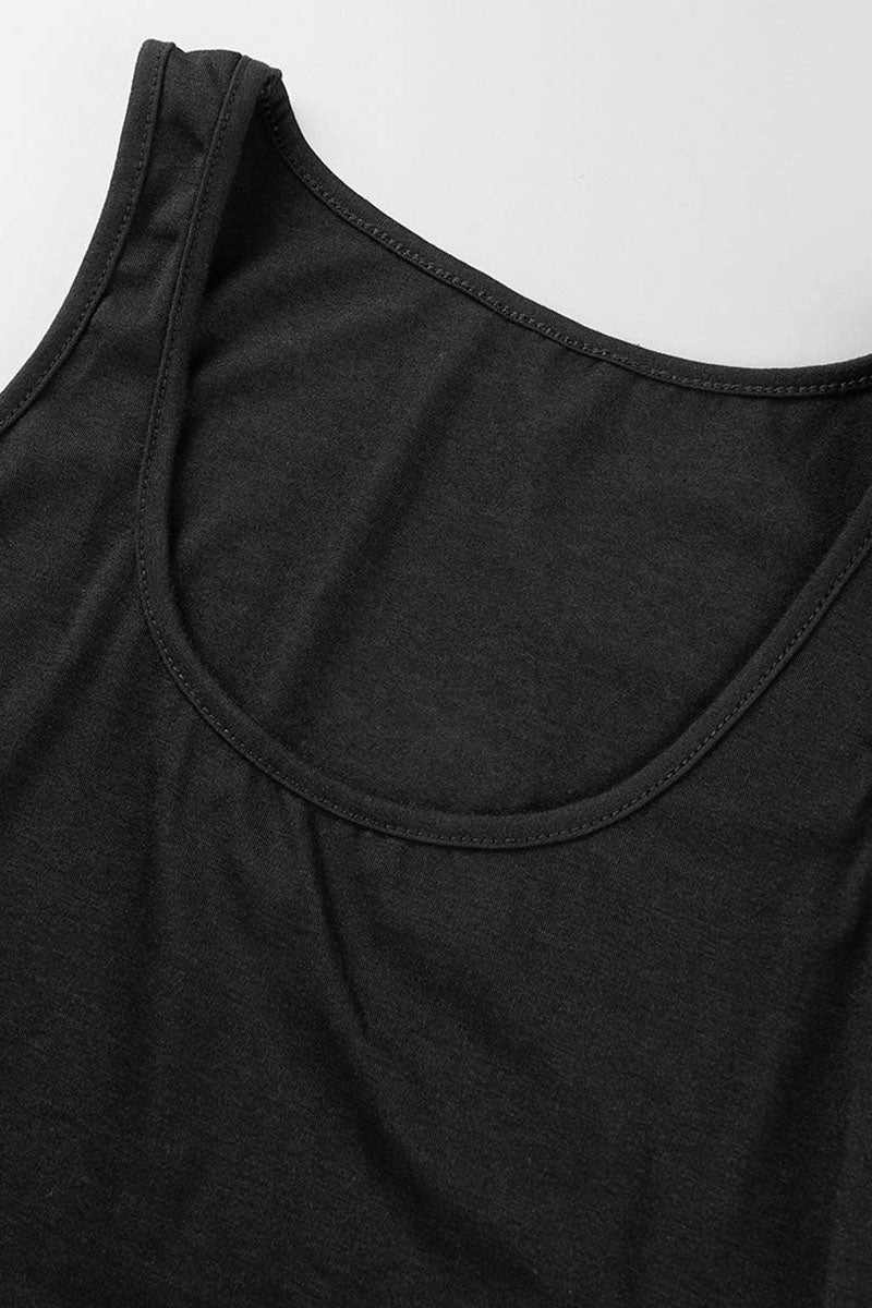 Casual Hooded Collar Long Sleeve Tank Tops Cover Up Hooded Collar Long Sleeve Crop Sweatshirt And Draw String Pocket Pants Three Pieces Sweatsuit Sets