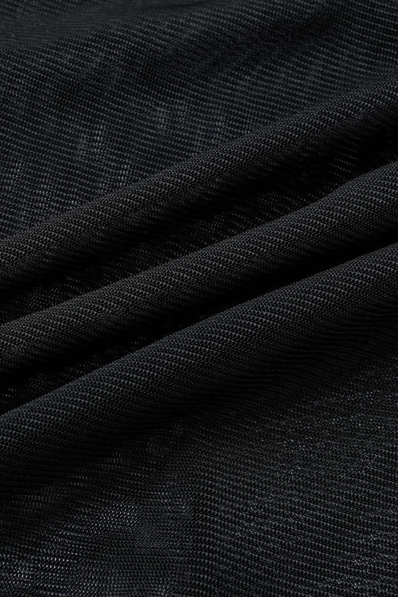 Black Sexy Solid Patchwork Fold Asymmetrical V Neck Regular Jumpsuits