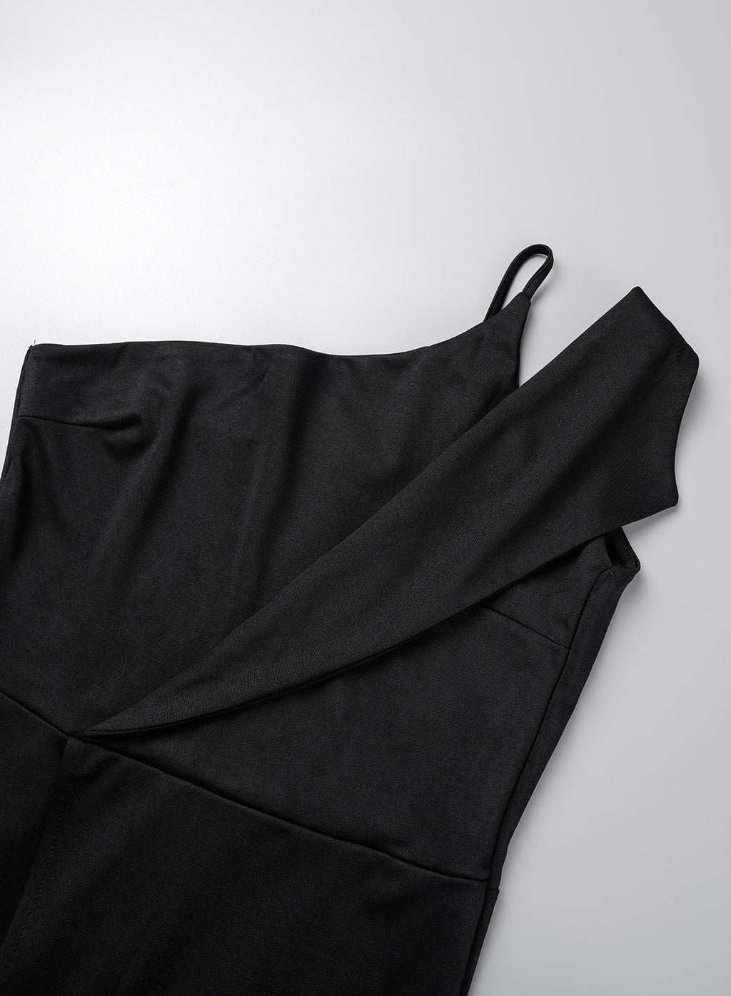 Fashion Casual Solid Patchwork Asymmetrical Collar Straight Jumpsuits