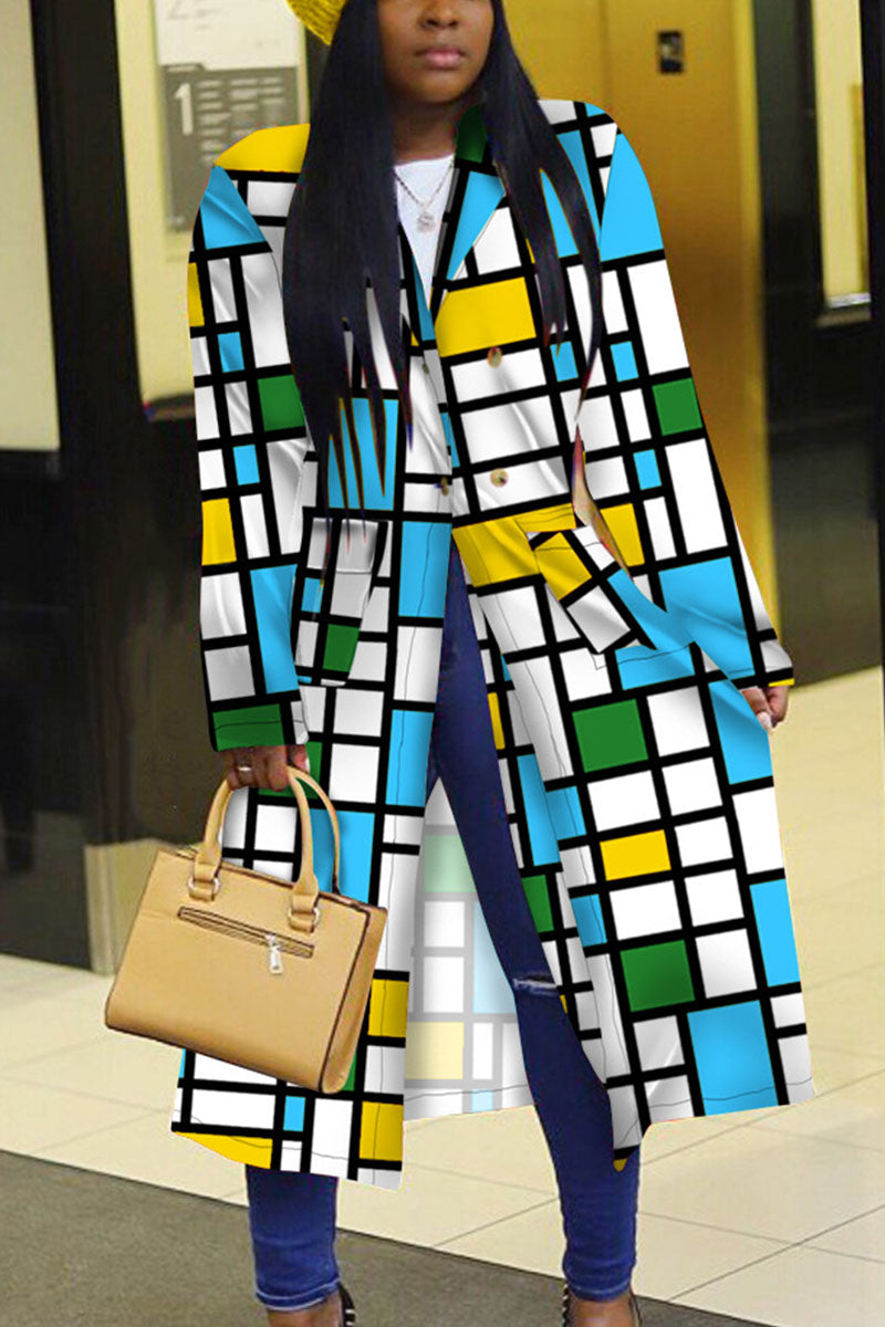 Multi Color Premium Wool Double Breasted Coat