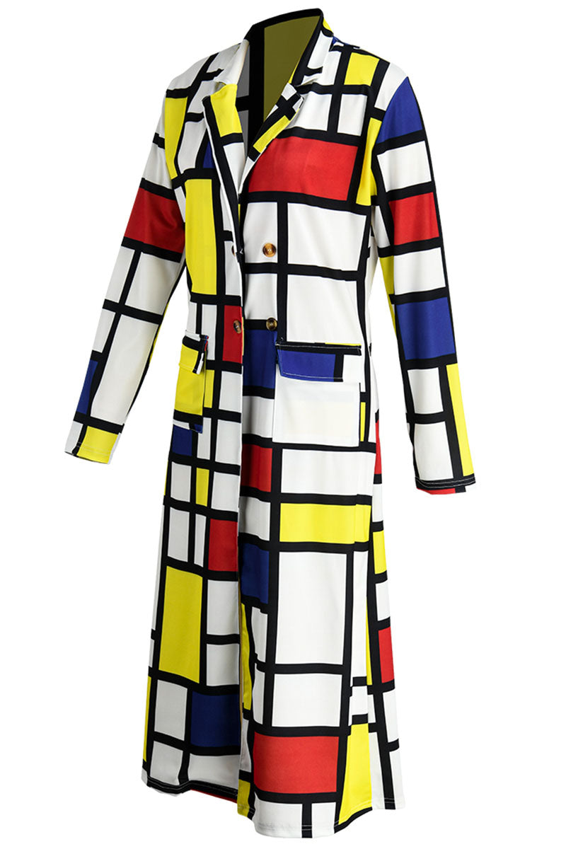 Multi Color Premium Wool Double Breasted Coat