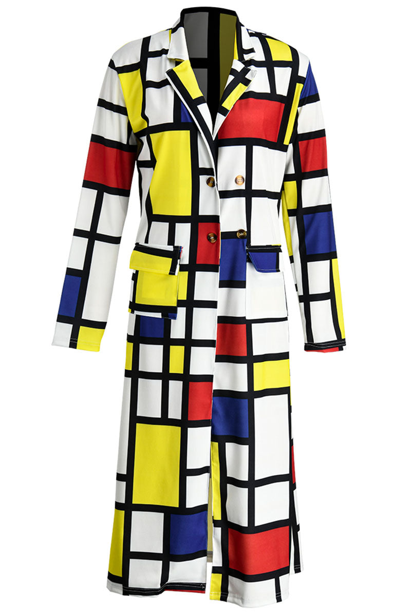 Multi Color Premium Wool Double Breasted Coat