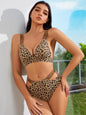 NudeFit 2-Piece Women's Letter Printed Wide Shoulder Strap Seamless Seamless Seamless Seamless Bra Mid