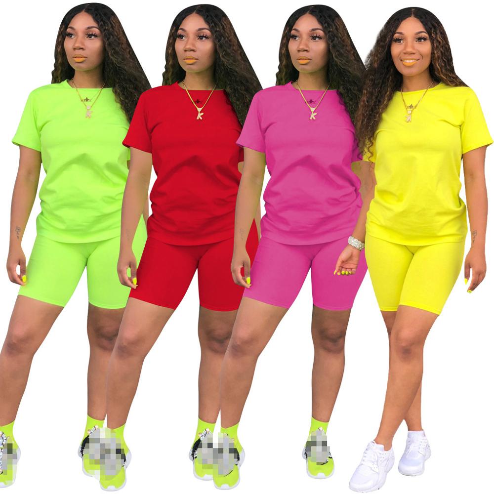 Women two piece set crop top shorts 2 piece set for women two pieces sets tops shorts summer women' suit