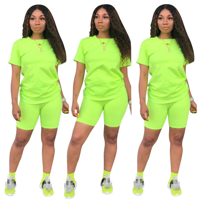 Women two piece set crop top shorts 2 piece set for women two pieces sets tops shorts summer women' suit
