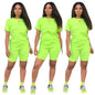 Women two piece set crop top shorts 2 piece set for women two pieces sets tops shorts summer women' suit