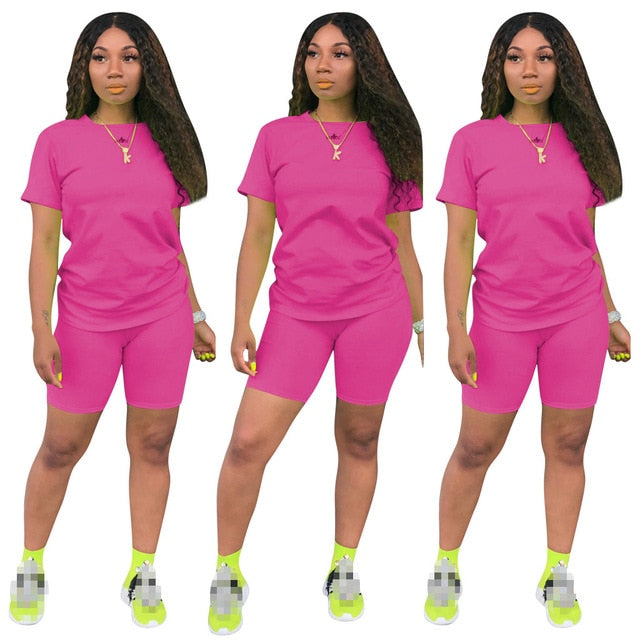 Women two piece set crop top shorts 2 piece set for women two pieces sets tops shorts summer women' suit