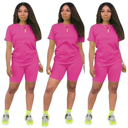 Women two piece set crop top shorts 2 piece set for women two pieces sets tops shorts summer women' suit