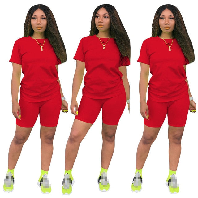 Women two piece set crop top shorts 2 piece set for women two pieces sets tops shorts summer women' suit