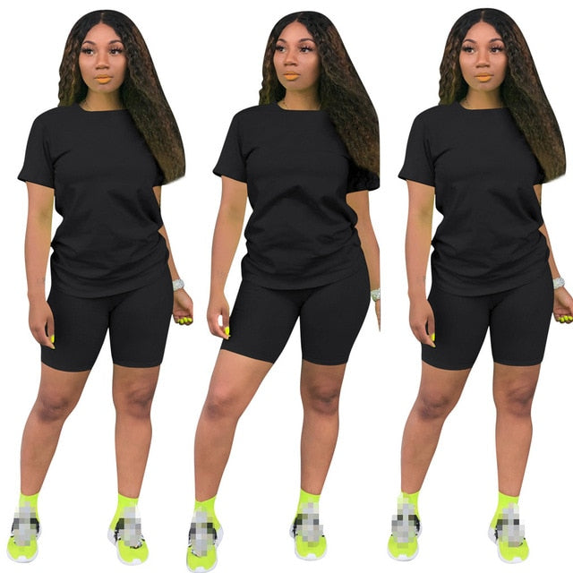 Women two piece set crop top shorts 2 piece set for women two pieces sets tops shorts summer women' suit
