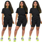 Women two piece set crop top shorts 2 piece set for women two pieces sets tops shorts summer women' suit