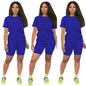 Women two piece set crop top shorts 2 piece set for women two pieces sets tops shorts summer women' suit