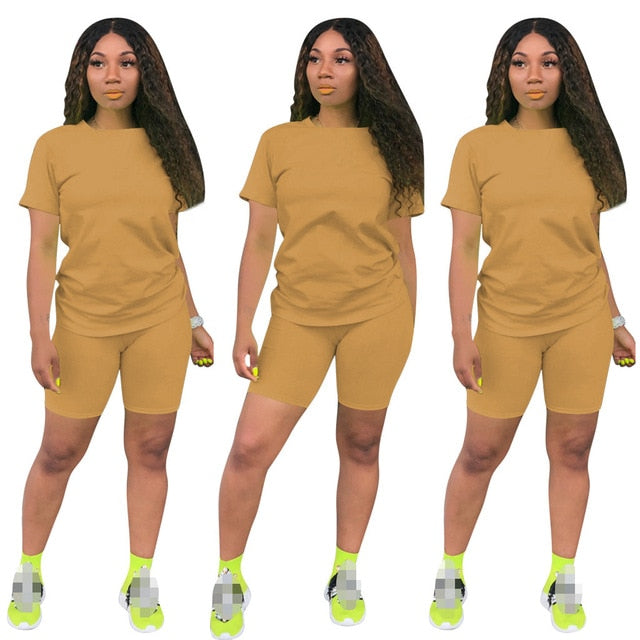 Women two piece set crop top shorts 2 piece set for women two pieces sets tops shorts summer women' suit