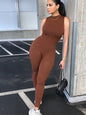 Ribbed Casual Zipper V Neck Rompers Women Jumpsuit Workout Sporty Short Sleeve Skinny Biker Shorts Playsuits Fashion