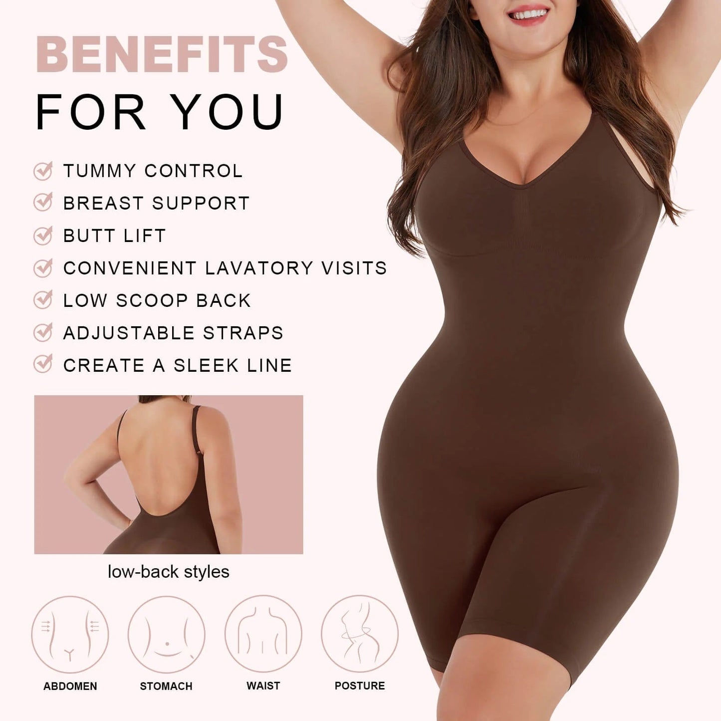 Seamless Sculpt Plus Size Full Body Shaper